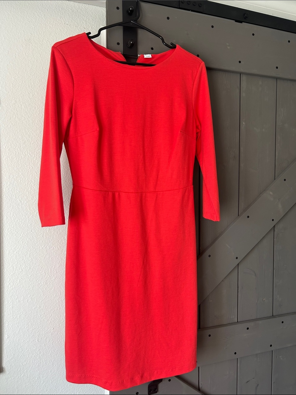 Classic Red Cloth Dress - Classy Casual Women's Dress